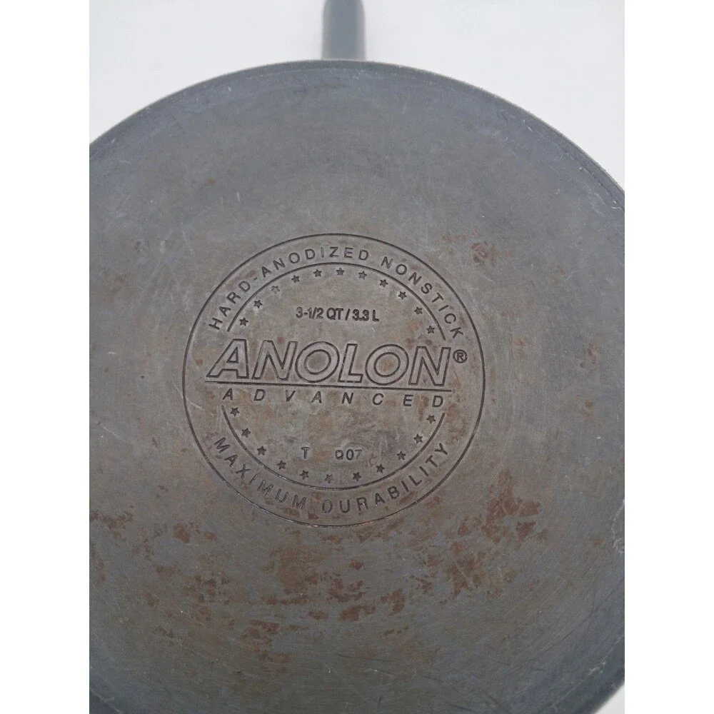 Anolon Advanced Hard-Anodized Nonstick Aluminum 3.5 Qt Saucepan with Lid